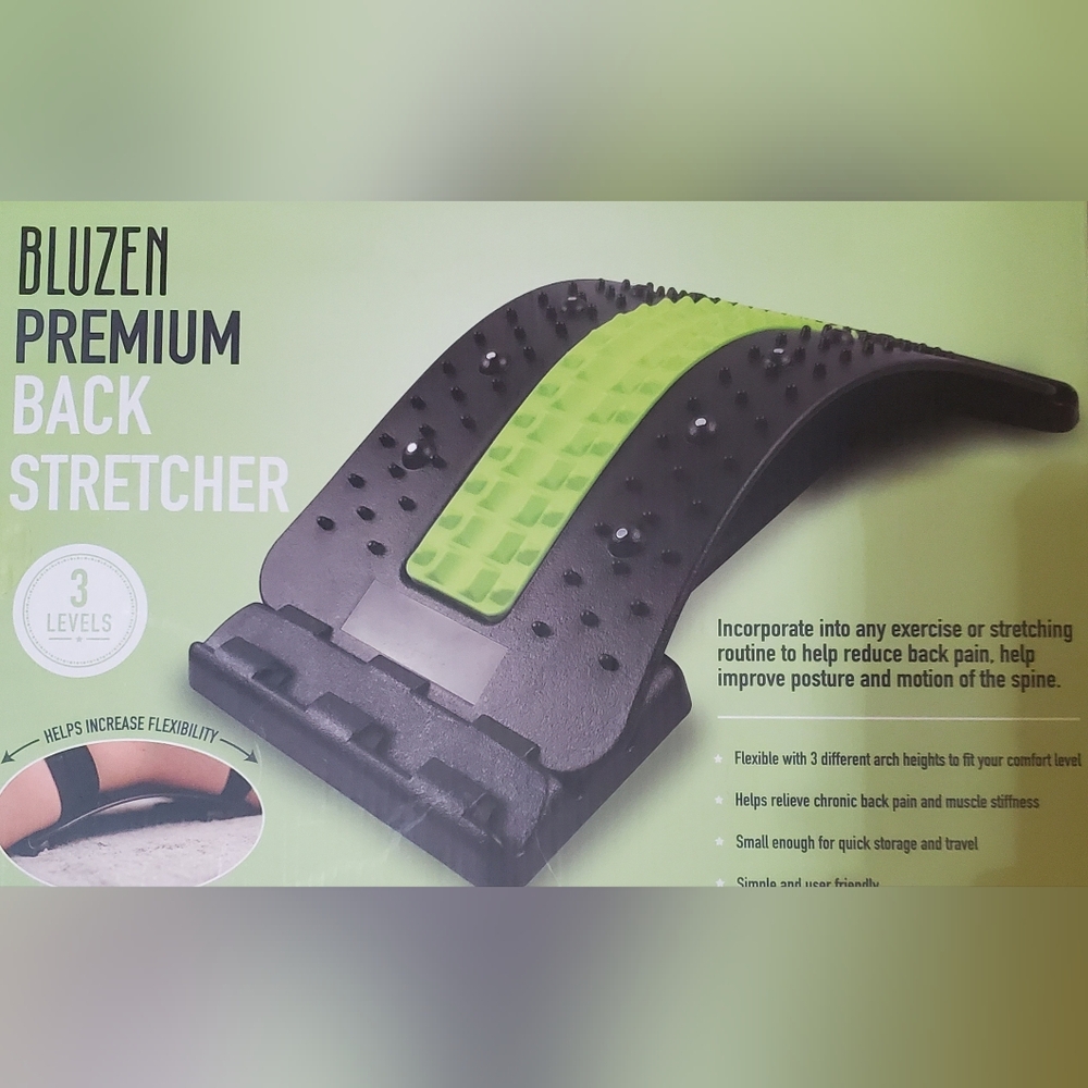 Bluzen premium 3 level back stretcher brand new in box